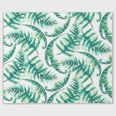 水彩植物模様 ラッピングペーパー (フラット)