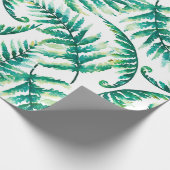 水彩植物模様 ラッピングペーパー (角)