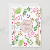 水彩植物用フラットカード (正面)