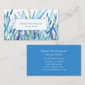 水彩植物用名刺カスタマイズ可能 名刺 (正面/裏面)