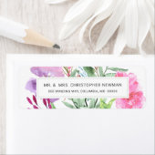 水彩植物結婚のラモダンベル ラベル (インサイチュ)