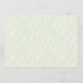 水彩植物緑の家族写真復活祭 シーズンカード (裏面)