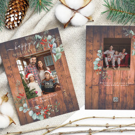 水彩植物緑の木素朴の写真 シーズンカード