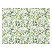 水彩植物緑離れ色 テーブルクロス (正面(横))