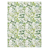 水彩植物緑離れ色 テーブルクロス (正面)