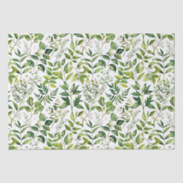 水彩植物緑離れ色 薄葉紙