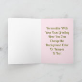 水彩植物芸術 カード (内部)