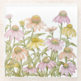 水彩植物芸術 ガラスコースター