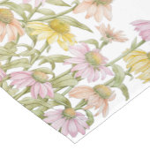 水彩植物芸術 ショートテーブルランナー (コーナー)