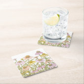水彩植物芸術 スクエアペーパーコースター (インサイチュ)