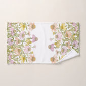 水彩植物芸術 バスタオルセット (ハンドタオル)