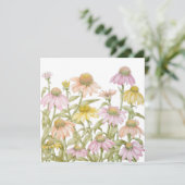 水彩植物芸術 招待状 (スタンド正面)