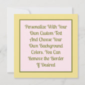 水彩植物芸術 招待状 (裏面)