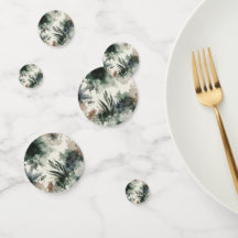 水彩植物表紙吹雪