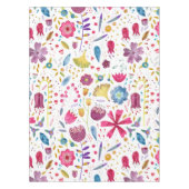 水彩植物野草花ヘッジロー絵画ズ テーブルクロス (正面)