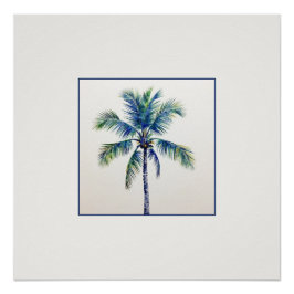 水彩椰子 ポスター