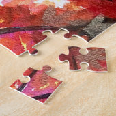 水彩楓日本のの木 ジグソーパズル (側面)