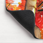 水彩楓日本のの木 マウスパッド (コーナー)