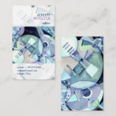 水彩楽器ミュージシャン 名刺 (正面/裏面)