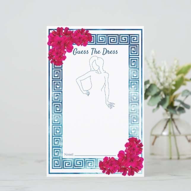 水彩楽器風雅ブライダルシャワーゲーム (スタンド正面)