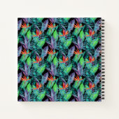 水彩楽園鳥 ノートブック (裏面)