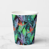 水彩楽園鳥 紙コップ (裏面)