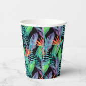 水彩楽園鳥 紙コップ (右)