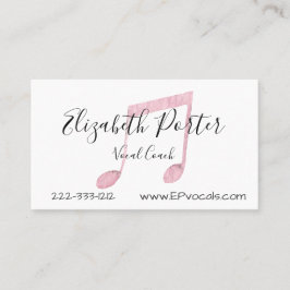 水彩楽譜カスタムQRコード 名刺