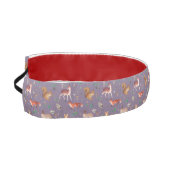 水彩模様の森 – バンビ、フォックス、コニー。 アスレチックヘッドバンド (左)