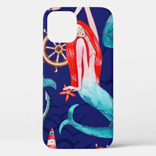 水彩模様の海 Case-Mate iPhoneケース (裏面)