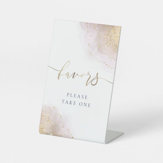 水彩模様は台座を引き立てる 台座サイン (正面)