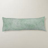 水彩模様ほこりっぽいヘザーグリーン ボディピロー (裏面)