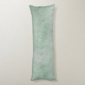 水彩模様ほこりっぽいヘザーグリーン ボディピロー (裏面 (縦))