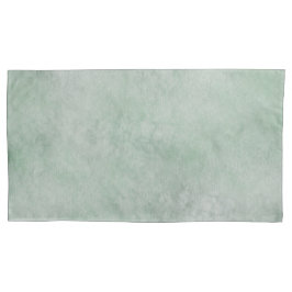 水彩模様ほこりっぽいヘザーグリーン 枕カバー