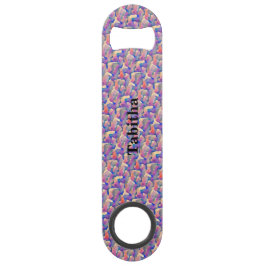 水彩模様パーソナライズされたボトル透かし スピード栓抜き