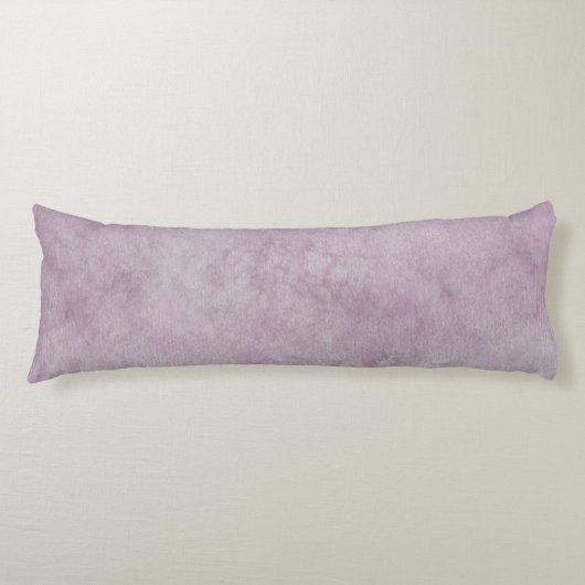 水彩模様パープルヘザー ボディピロー (正面)