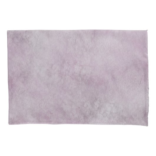 水彩模様パープルヘザー 枕カバー (正面左)