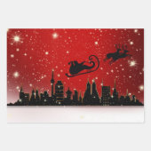 水彩模様ラッピング紙シート ラッピングペーパーシート (正面3)