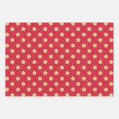 水彩模様ラッピング紙シート ラッピングペーパーシート (正面2)