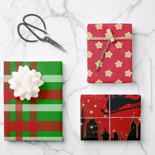 水彩模様ラッピング紙シート ラッピングペーパーシート (正面)