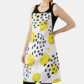 水彩模様付きシームレス水玉模様 エプロン (インサイチュ)