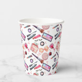 水彩模様 紙コップ (裏面)