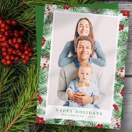 水彩樹モダン木植物園 シーズンカード