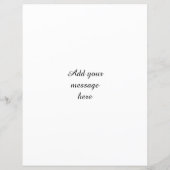 水彩樹木クリスマスステーショナリー (裏面)