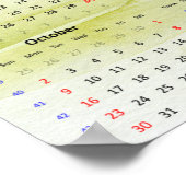 水彩樹木2022海報 ポスター (角)