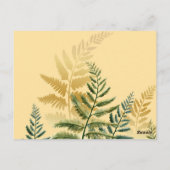 水彩樹木2 ポストカード (裏面)