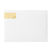 水彩樹木2 ラップアラウンドラベル (正面)