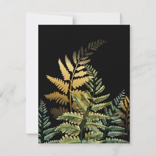 水彩樹木3 ノートカード (正面)