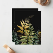 水彩樹木3 ノートカード (正面/裏面インサイチュ)