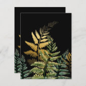 水彩樹木3 ノートカード (正面/裏面)